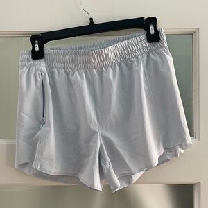 Athleta Girl’s Light blue gear of Hustle Shorts size XXL 16